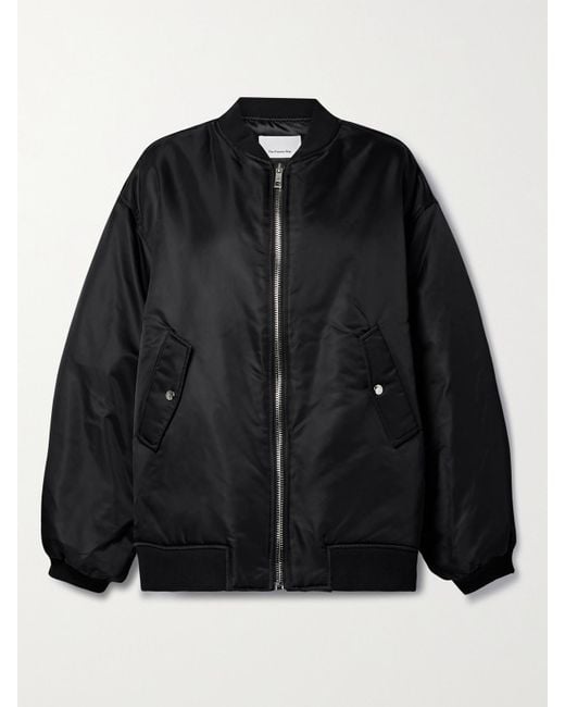 Frankie Shop Black Astra Shell Bomber Jacket