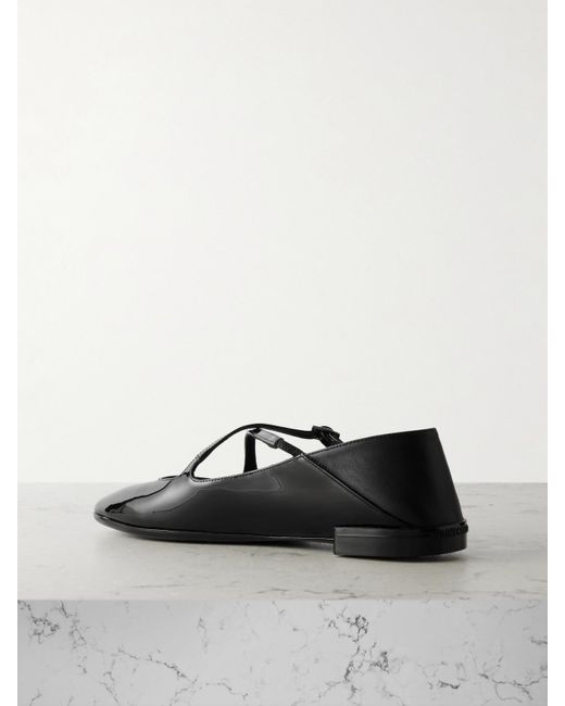 Ballerines Convertibles En Cuir Verni À Ornements Eleri Jimmy Choo en coloris Black