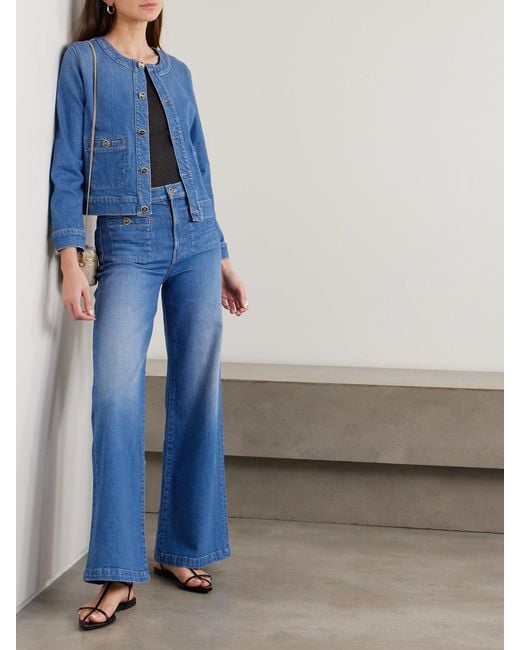 Mother Blue The Stashed Picky Denim Jacket