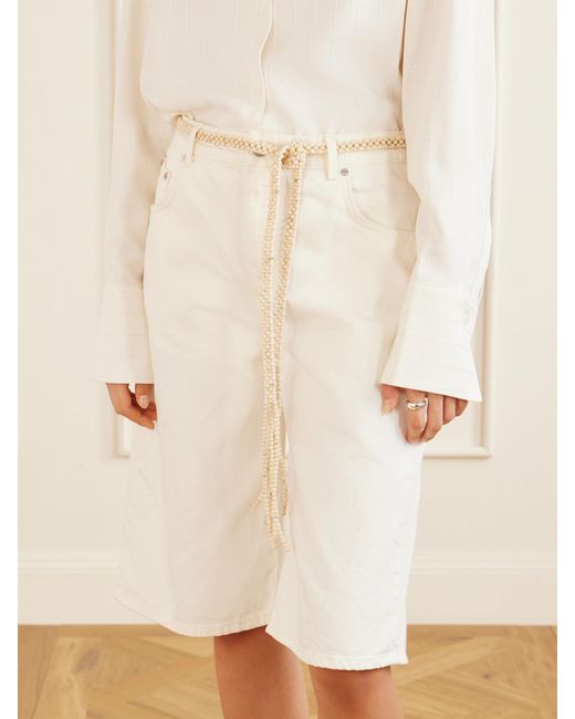 Kallmeyer Natural Sora Beaded Belt