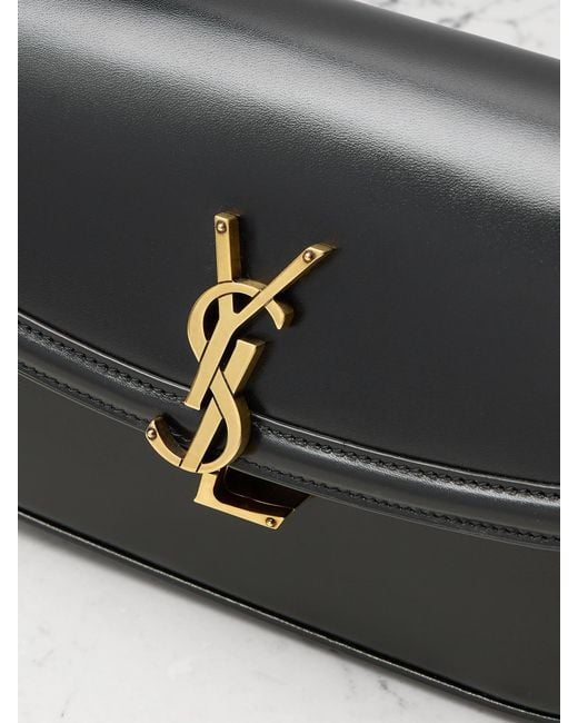 Saint Laurent Black Solferino Mini Leather Shoulder Bag