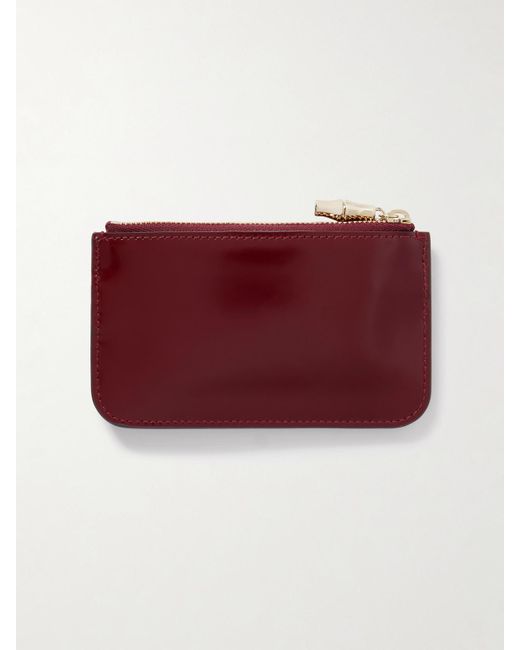 Gucci Red Kartenetui Aus Lackleder