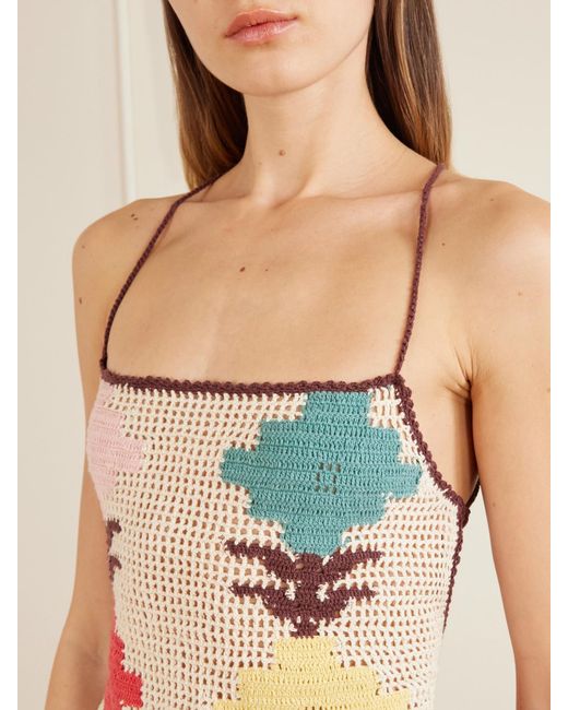 Alix Of Bohemia Multicolor Eliza Daisy Cotton-Knitted Top