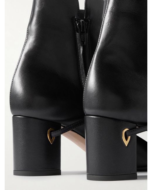 JENNIFER CHAMANDI Black Danilo 65 Leather Ankle Boots
