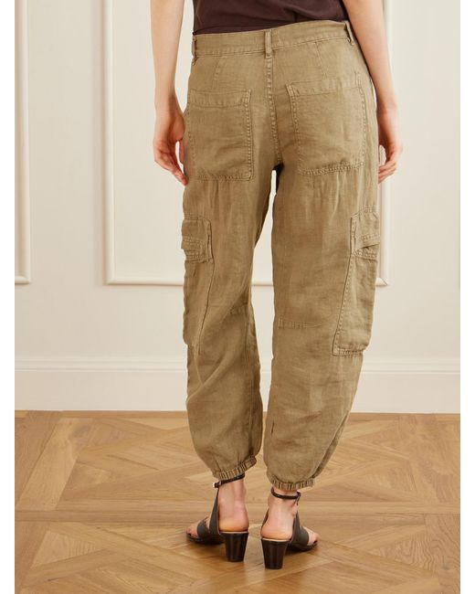 Citizens of Humanity Natural Ciela Linen Tapered Pants