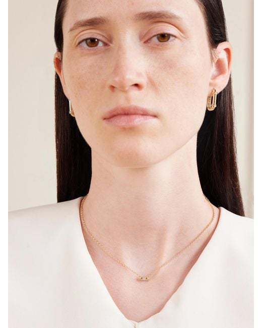 L'Atelier Nawbar Natural Mini Warrior 18-Karat Diamond Choker