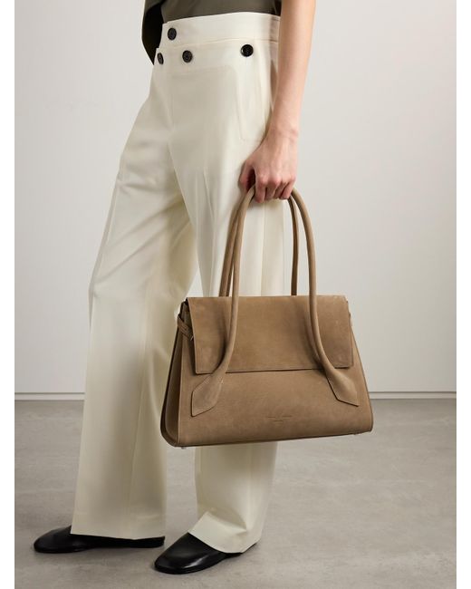 Proenza Schouler Natural Tate Suede Shoulder Bag