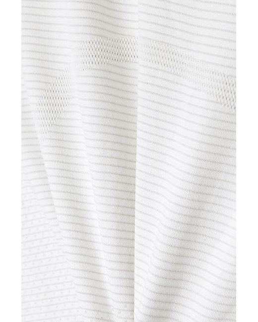 Lululemon Swiftly Tech 2.0 Striped Stretch T-shirt - White