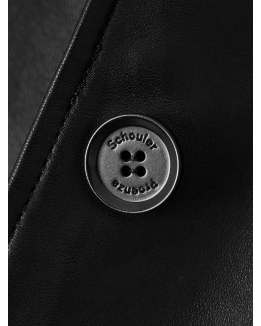 Proenza Schouler Black Hayes Leather Jacket