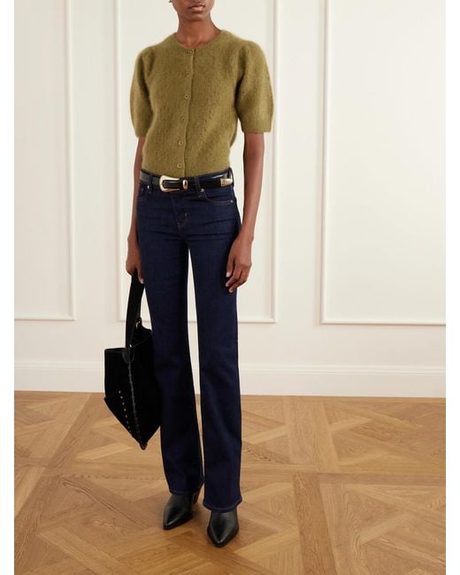 FRAME Blue The Rodeo Low-Rise Bootcut Jeans