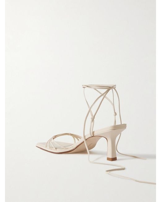 Aeyde Natural Roda Leather Sandals