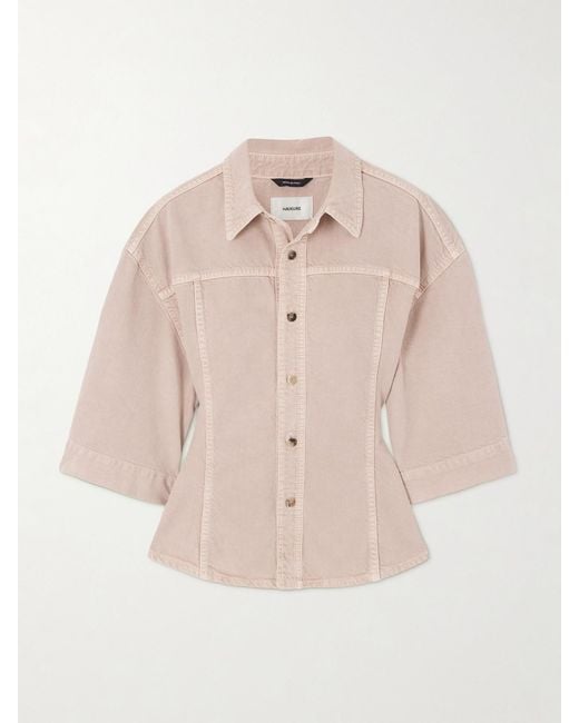 Haikure Natural Lilas Denim Shirt