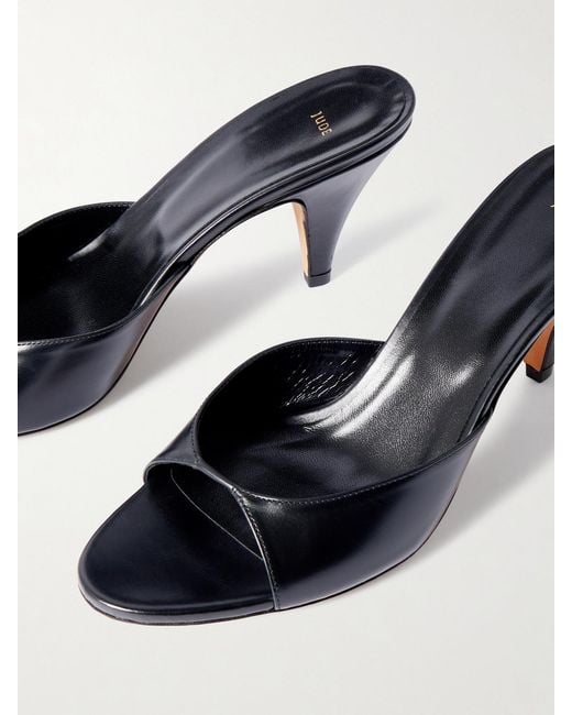 Jude Natural Haze Leather Mules