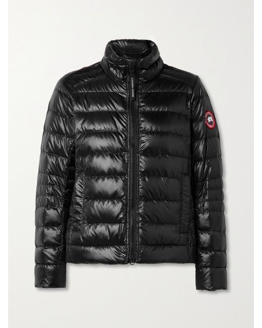 Canada Goose Black Cypress Quilted Recycled Ripstop Down Jacket