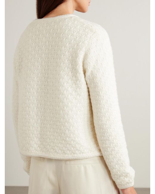arch4 Natural The Tate Cardigan Aus Biokaschmir
