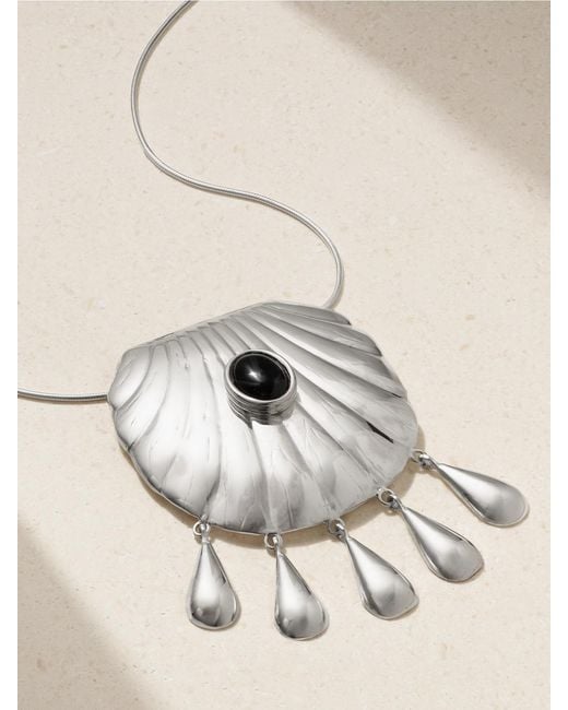 Juju Vera Natural Petra Onyx Necklace