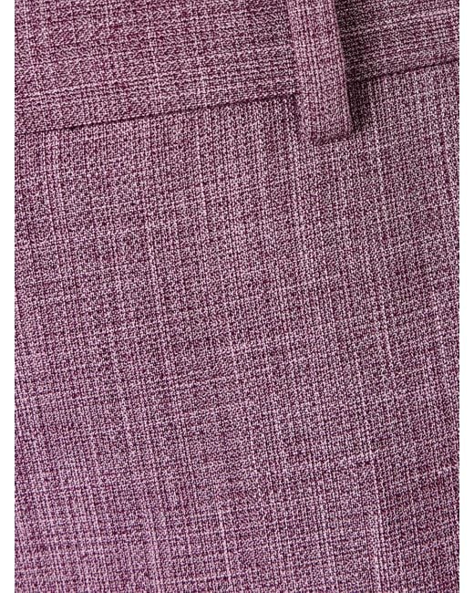 Calvin Klein Purple Lucia Cotton-Blend Skinny Pants