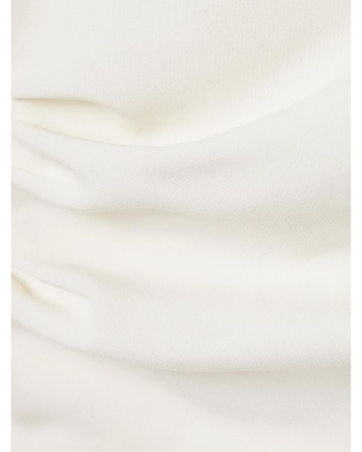 Proenza Schouler Natural Alexis Gathered Crepe Top