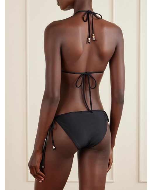 J.W. Anderson Black Triangle Bikini Top