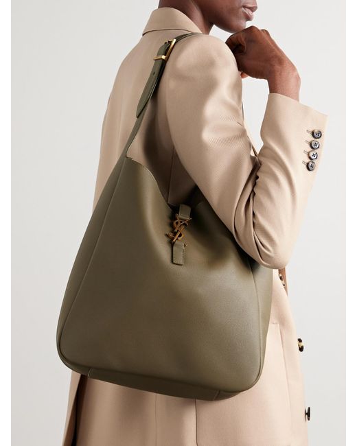 Saint Laurent Natural Le 5 À 7 Supple Große Schultertasche Aus Leder