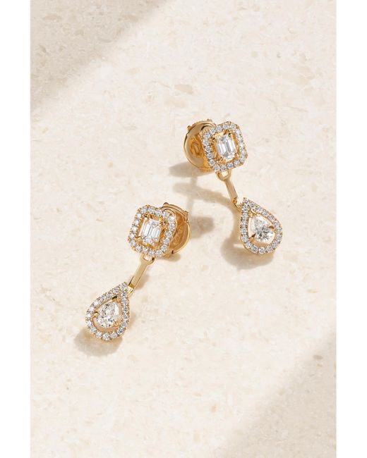 Messika Natural My Twin Toi & Moi 18-Karat Diamond Earrings