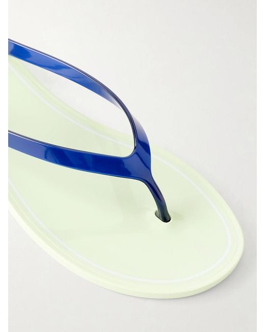 Christopher Esber Blue Jo Pvc Flip Flops