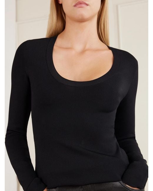 Stella McCartney Black Jersey T-Shirt