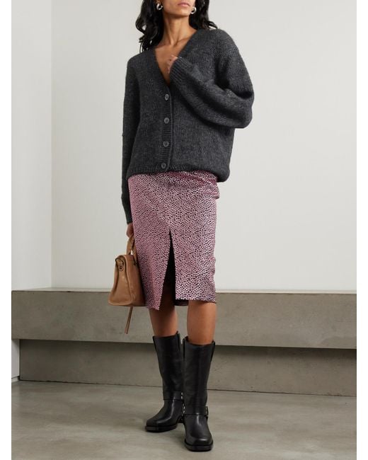 Our Legacy Black Academy Alpaca And Wool-Blend Cardigan