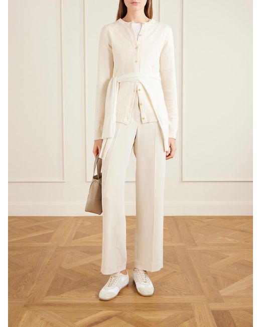 The Elder Statesman Natural Nora Lite Ruth Cotton Cardigan