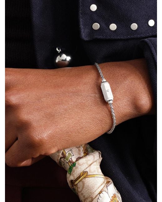 Marie Lichtenberg Natural Micro Coco Armband Aus 18 Karat Weißgold Mit Diamanten