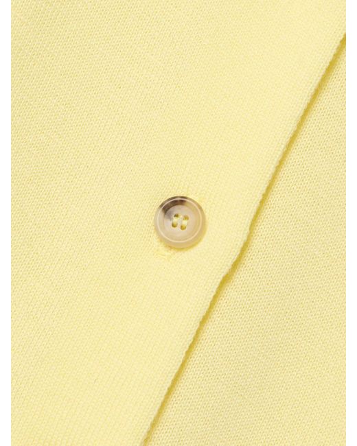 Khaite Yellow Jackie Cardigan Aus Einer Wollmischung