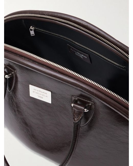 Acne Brown Bowlina Leather Tote