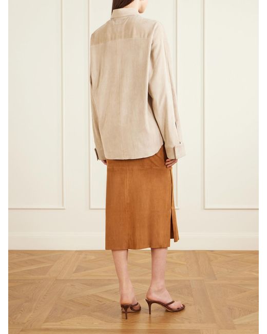 Stouls Natural Simone Suede Shirt