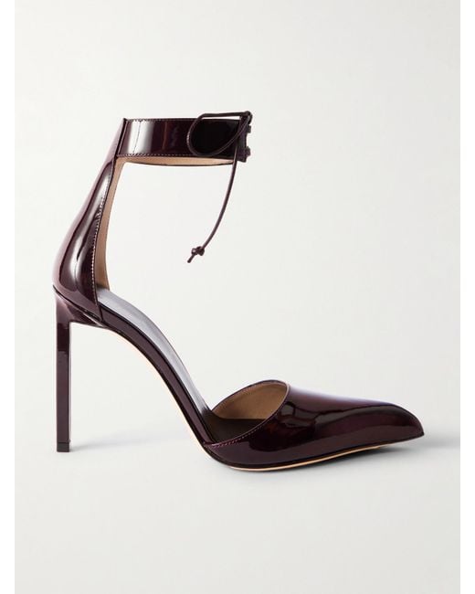 Tom Ford White Patent-Leather Pumps