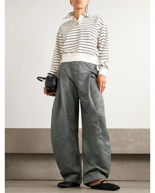 J.W. Anderson Gray Shell Wide-Leg Pants