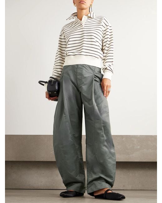 J.W. Anderson Gray Hose Mit Weitem Bein Aus Shell