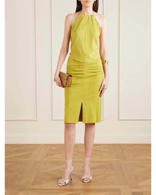 Victoria Beckham Natural Eliza Leather Sandals