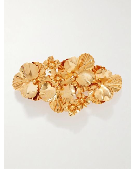 Jennifer Behr Metallic Panola Goldfarbene Haarspange