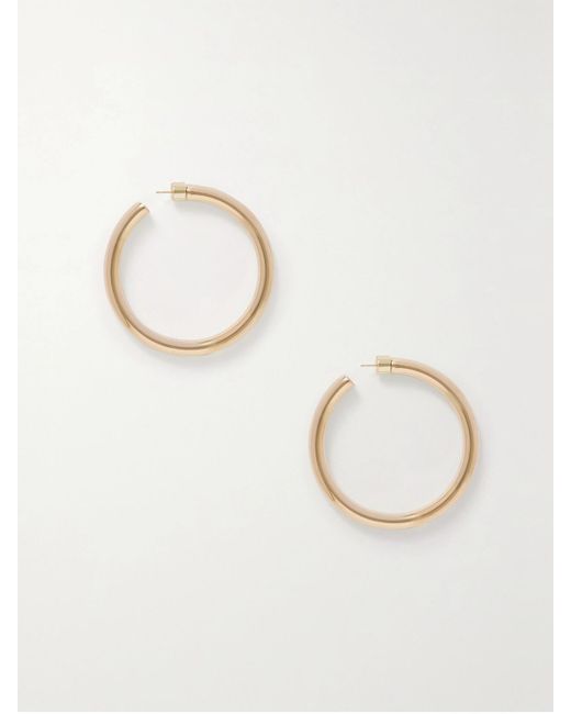 Jennifer Fisher Natural 2&Quot; Samira-Plated Hoop Earrings