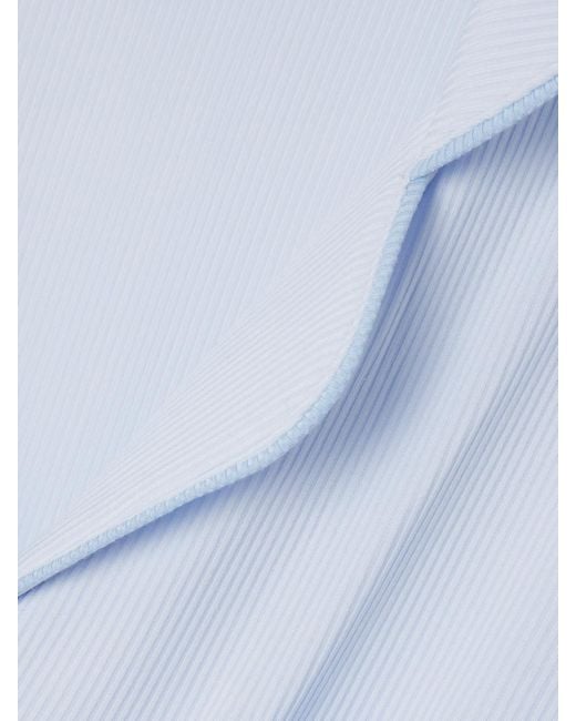 Skims White Soft Lounge Rib Sleep Set – Quartz – Pyjama Aus Stretch-Modal-Jersey