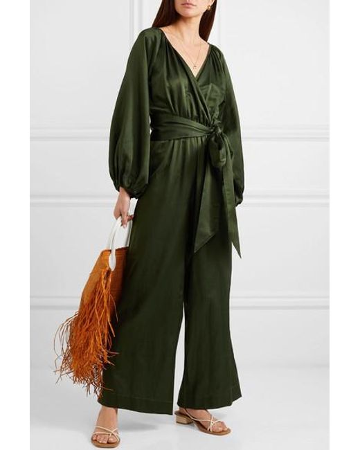 venus green jumpsuit
