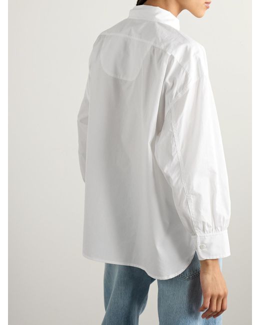 Suzie Kondi White Kappa Cotton-Poplin Shirt
