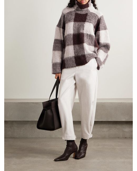 Proenza Schouler White Kay Cotton-Blend Gabardine Tapered Pants