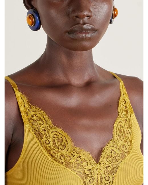 Saint Laurent Blue Embellished-Tone Earrings