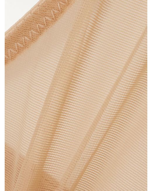 Commando Natural Chic Mesh Plunge Underwired Soft-Cup Bra