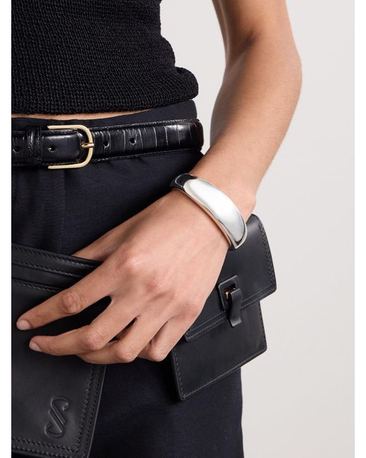 LIE STUDIO White The Emma Versilberter Armspange