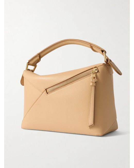 Loewe Natural Puzzle Edge Kleine Schultertasche Aus Leder