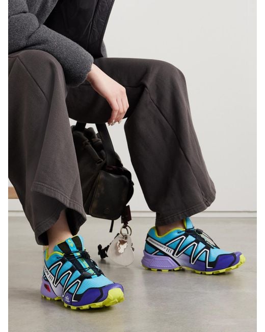 Salomon Blue Speedcross 3 Sneakers Aus Mesh Mit Gummibesätzen