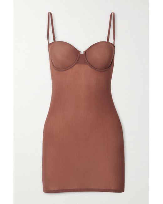 Fond De Robe Naked, Jasper Skims en coloris Marron | Lyst