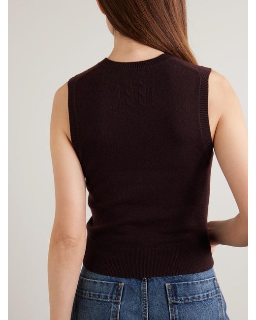 Nili Lotan Black May Cashmere Tank